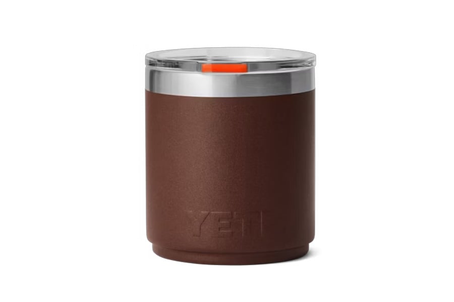 YETI COOLERS Rambler 10 oz Stackable Lowball with MagSlider Lid - Wetlands Brown